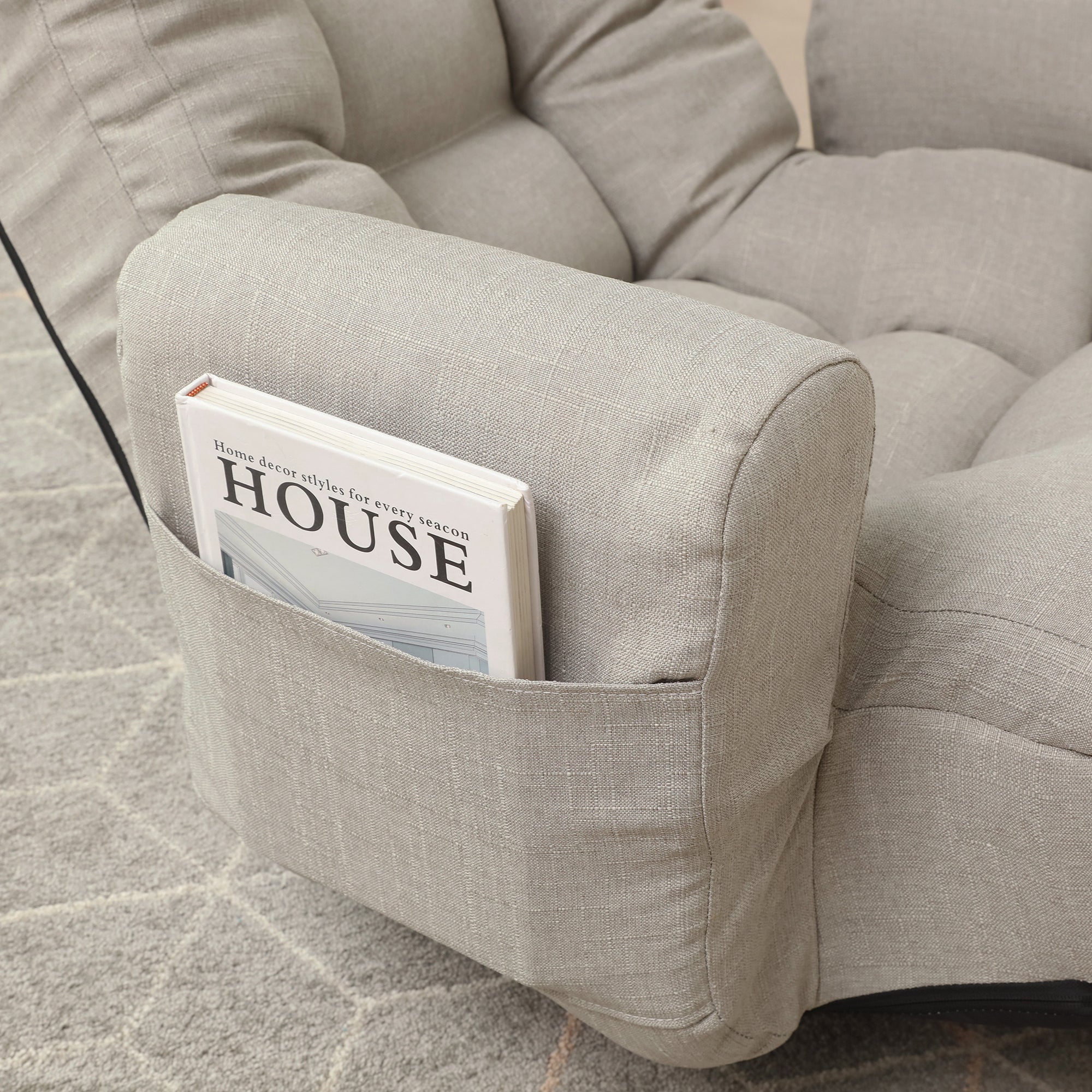 Adjustable Lounge Chair (Gray)