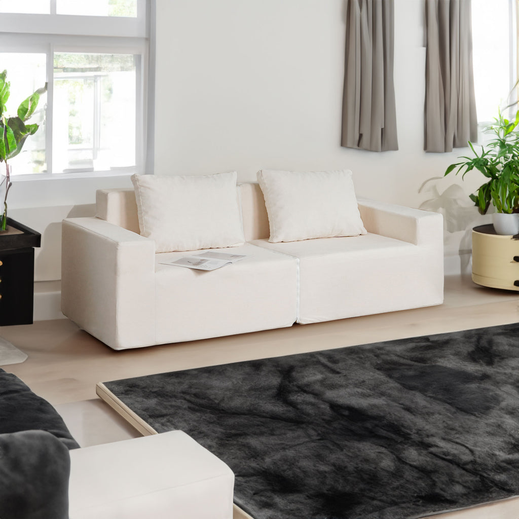 Convertible Foam Loveseat