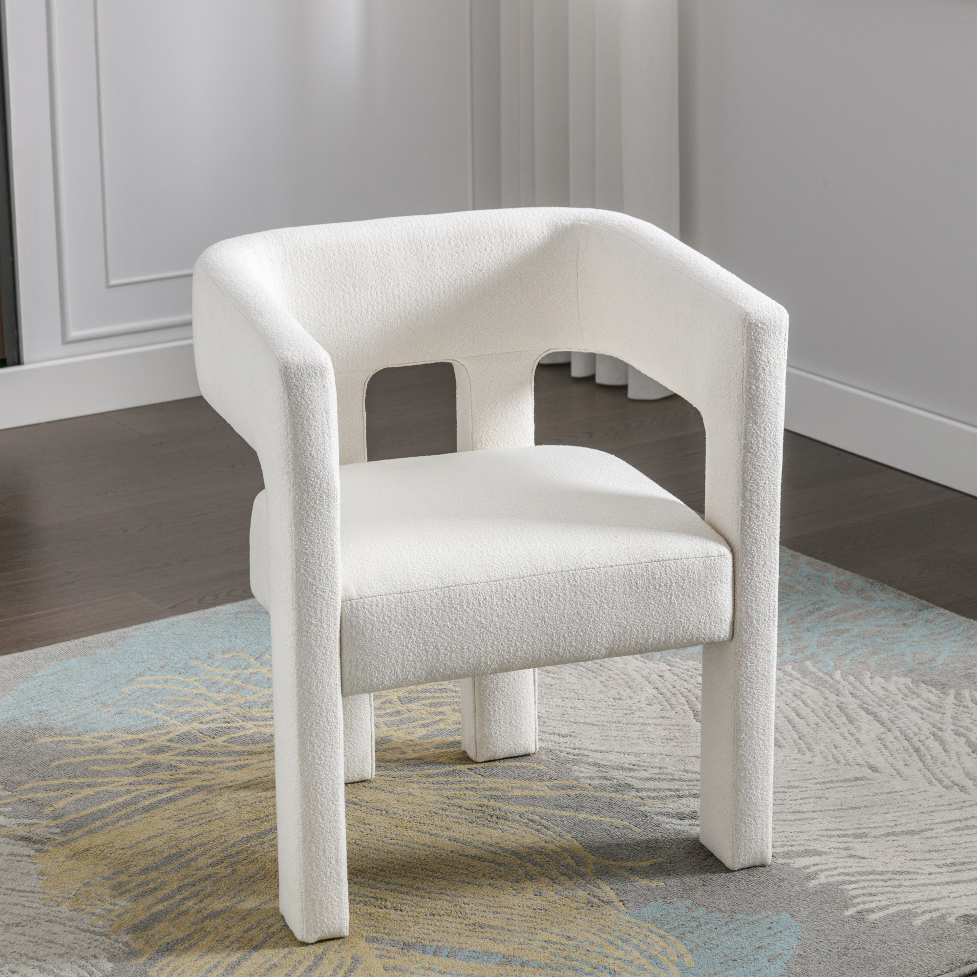 Contemporary Accent Chair (Beige)