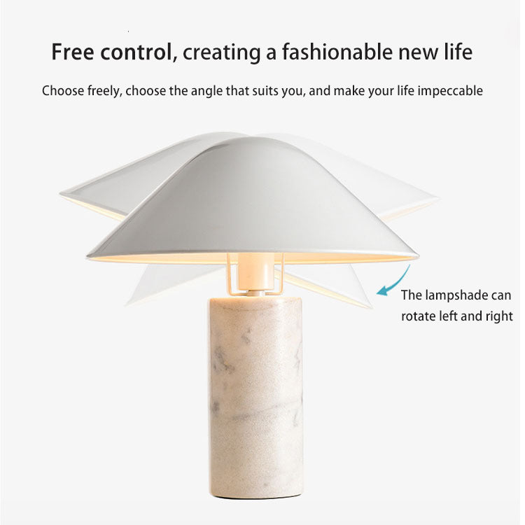Nordic Modern Marble Mushroom Table Lamp