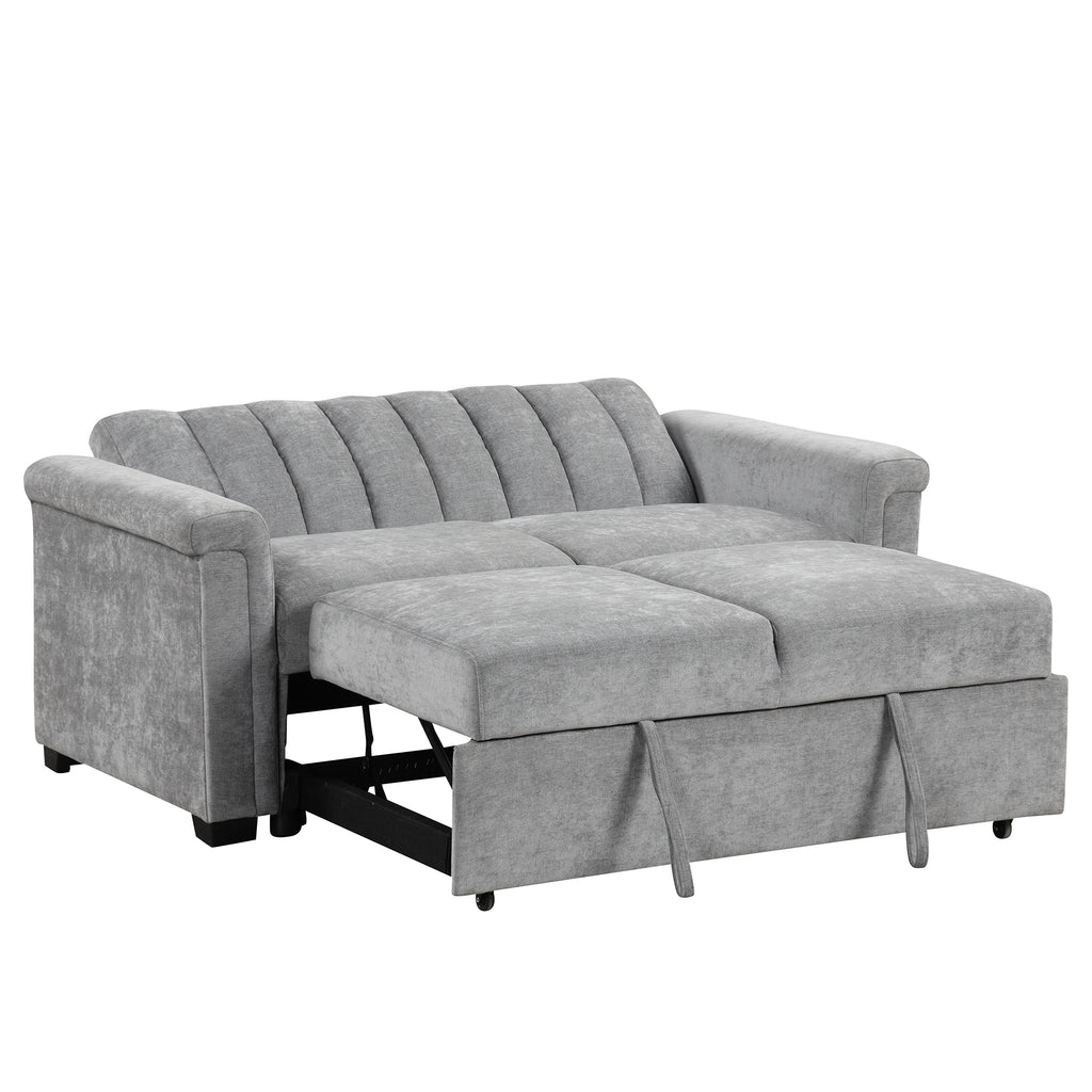 U_STYLE Convertible Sofa Bed (Gray)