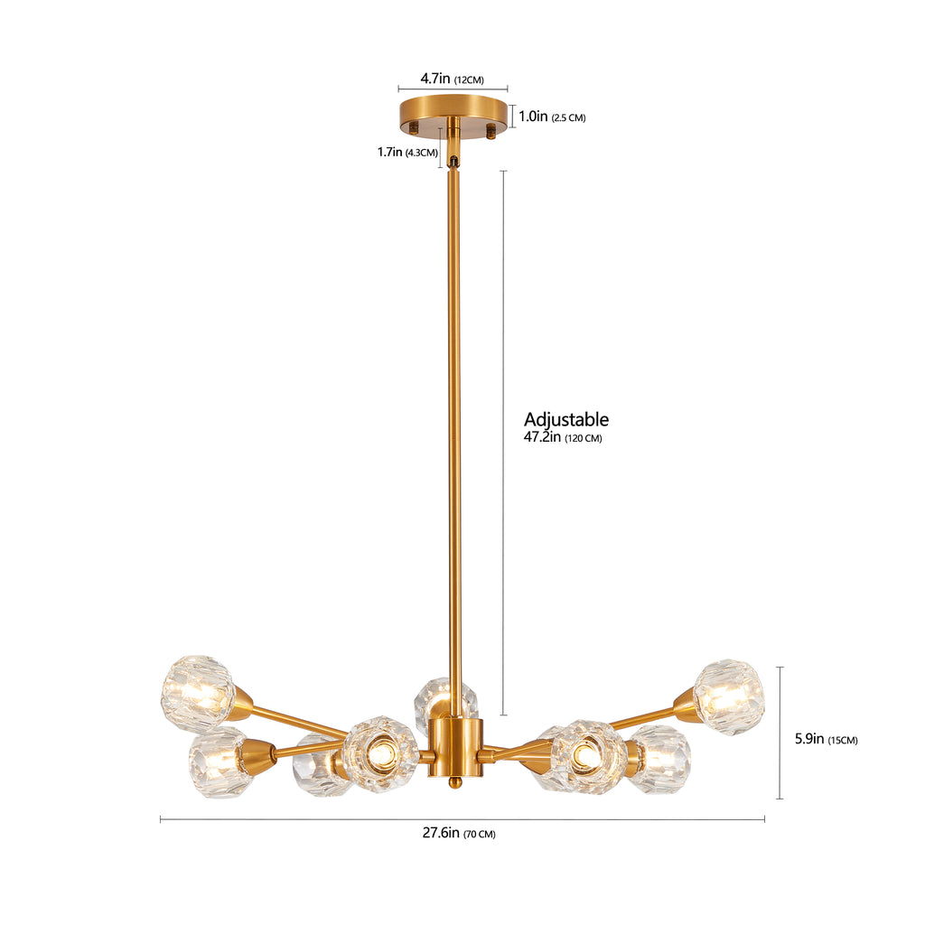 Crystal Golden Chandelier