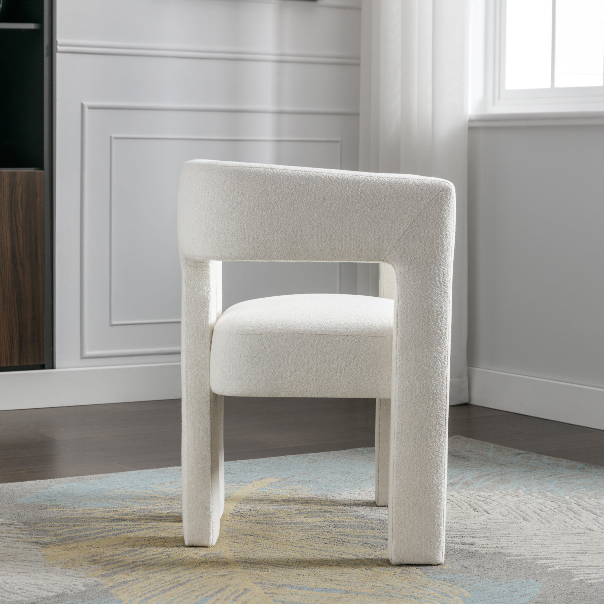 Contemporary Accent Chair (Beige)