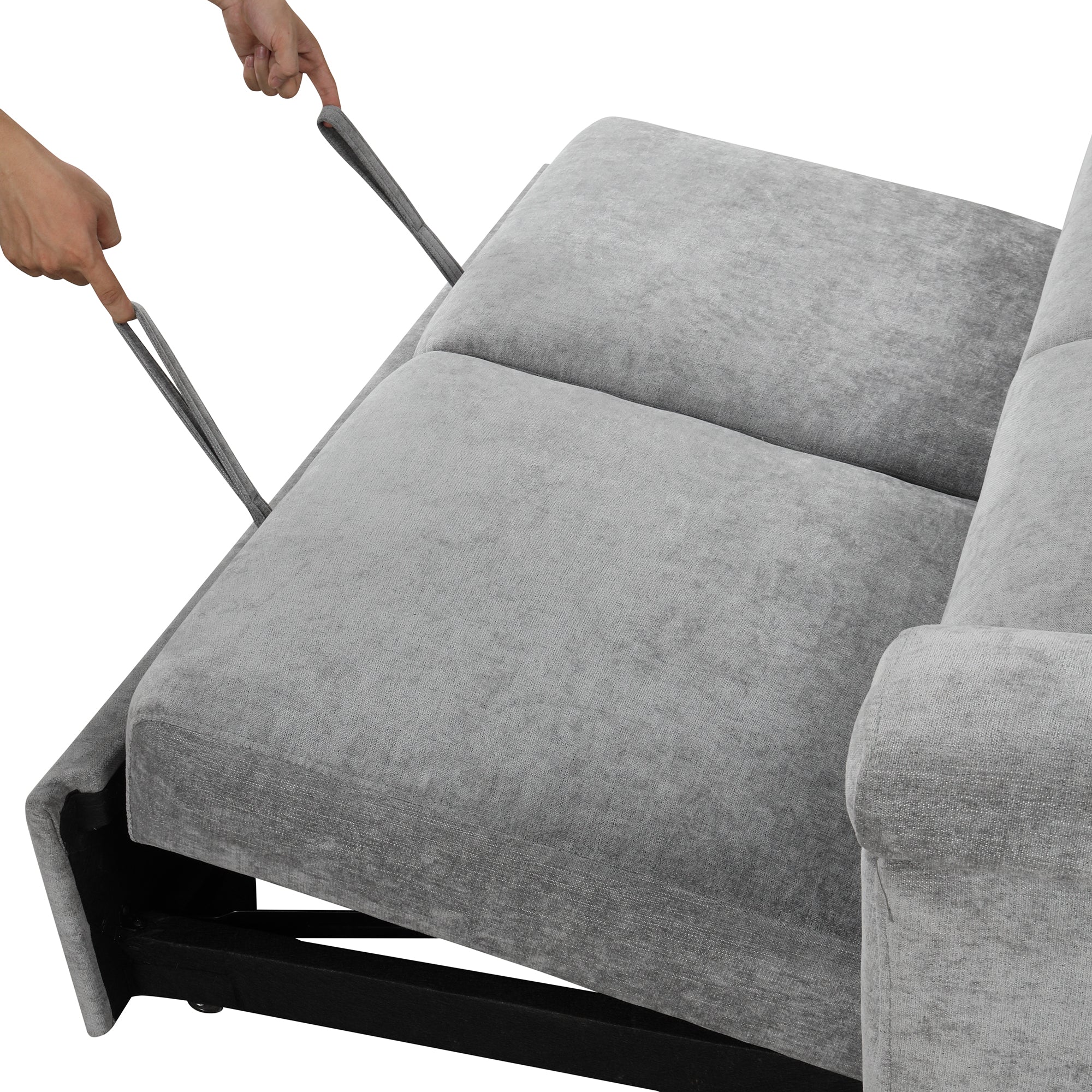 U_STYLE Convertible Sofa Bed (Gray)