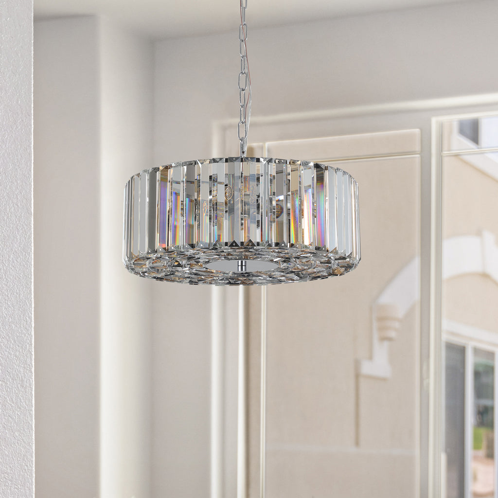 Modern Crystal Chandelier Light  Fixture (Transparent)