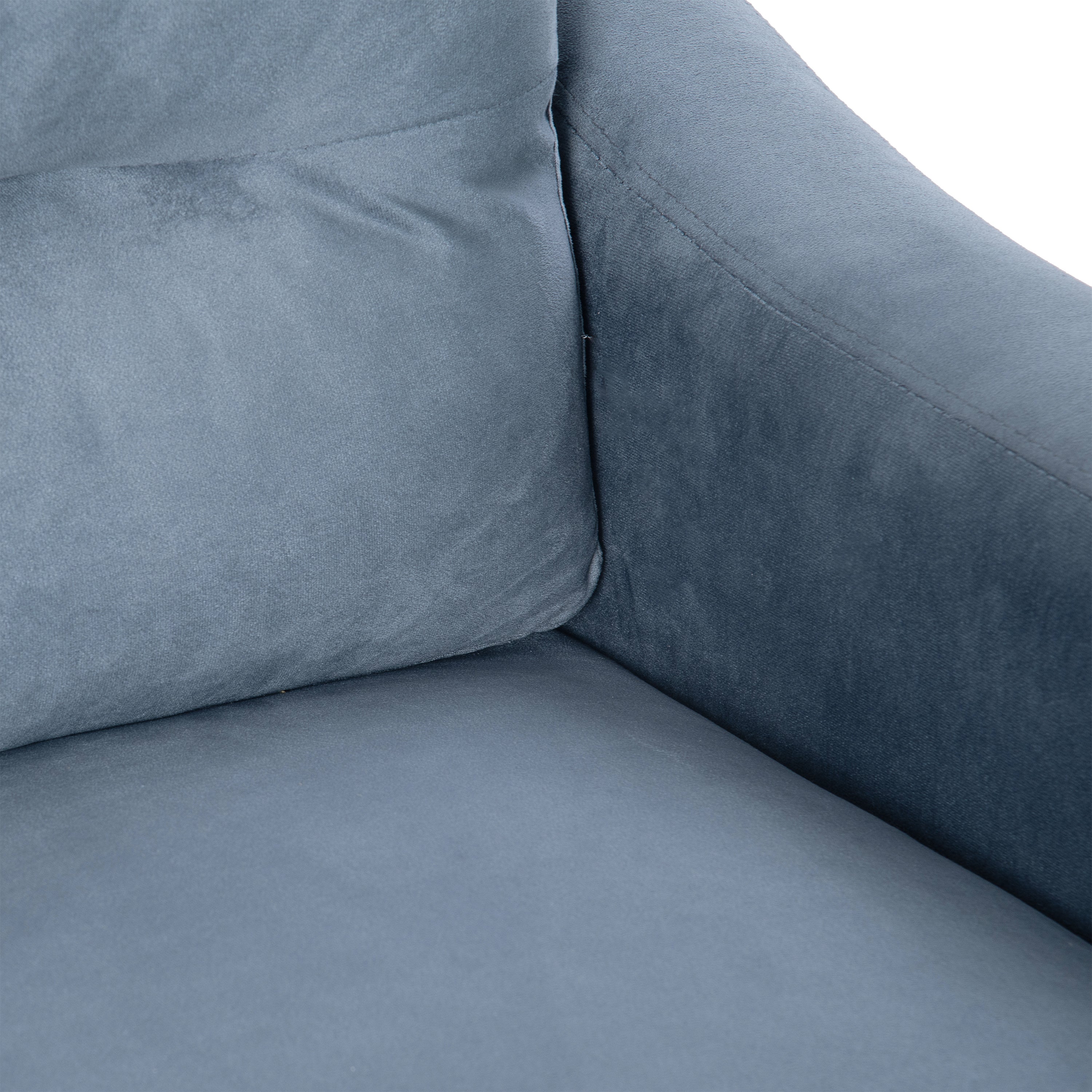 Comfortable Chenille Sectional Sofa (Gray)