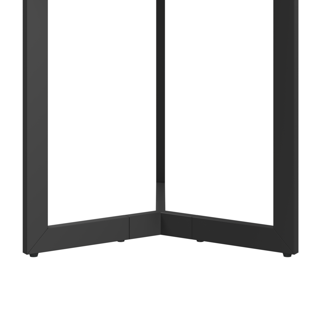 Round Accent End Table w/ Sturdy Metal Frame