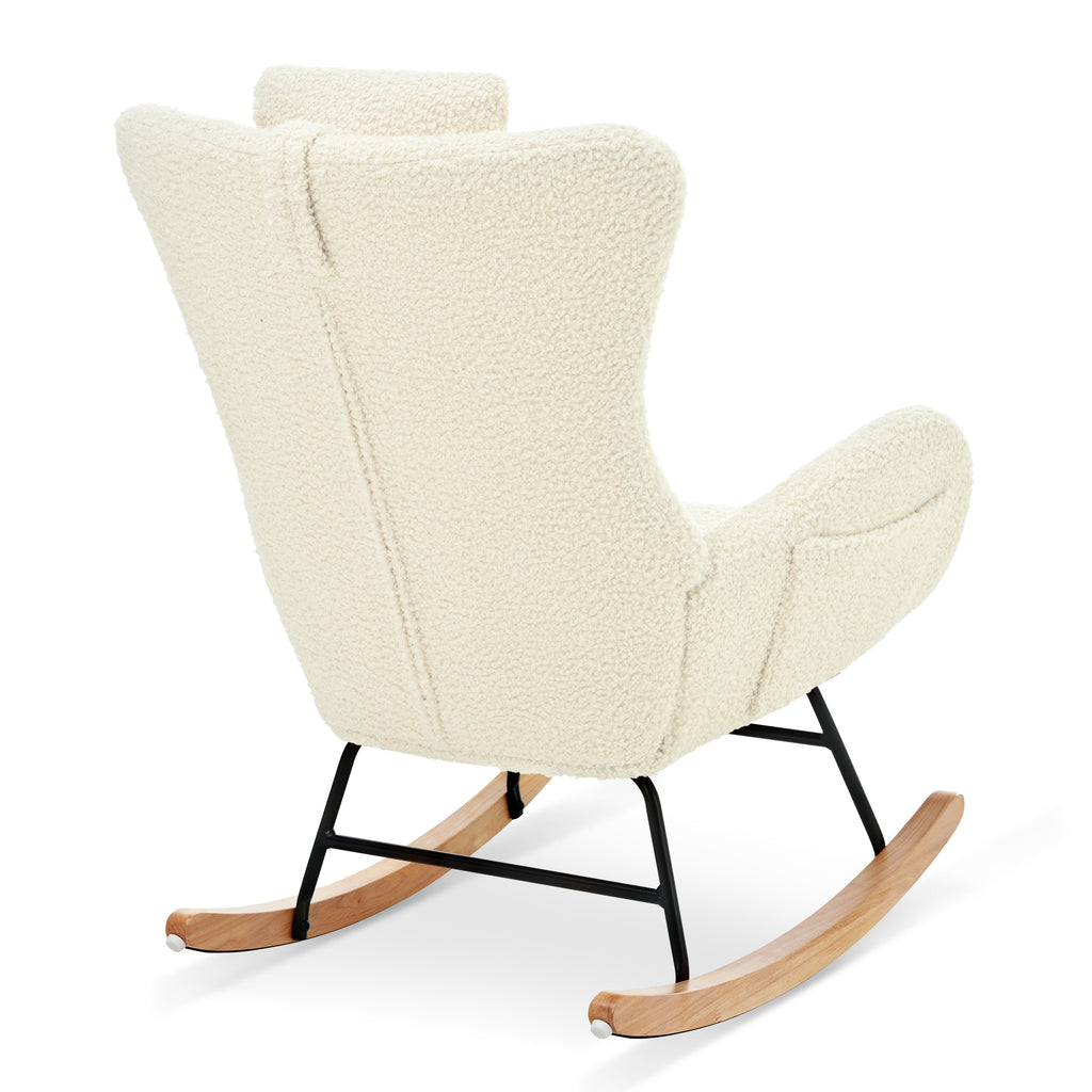 Cashmere Rocking Chair (Beige)