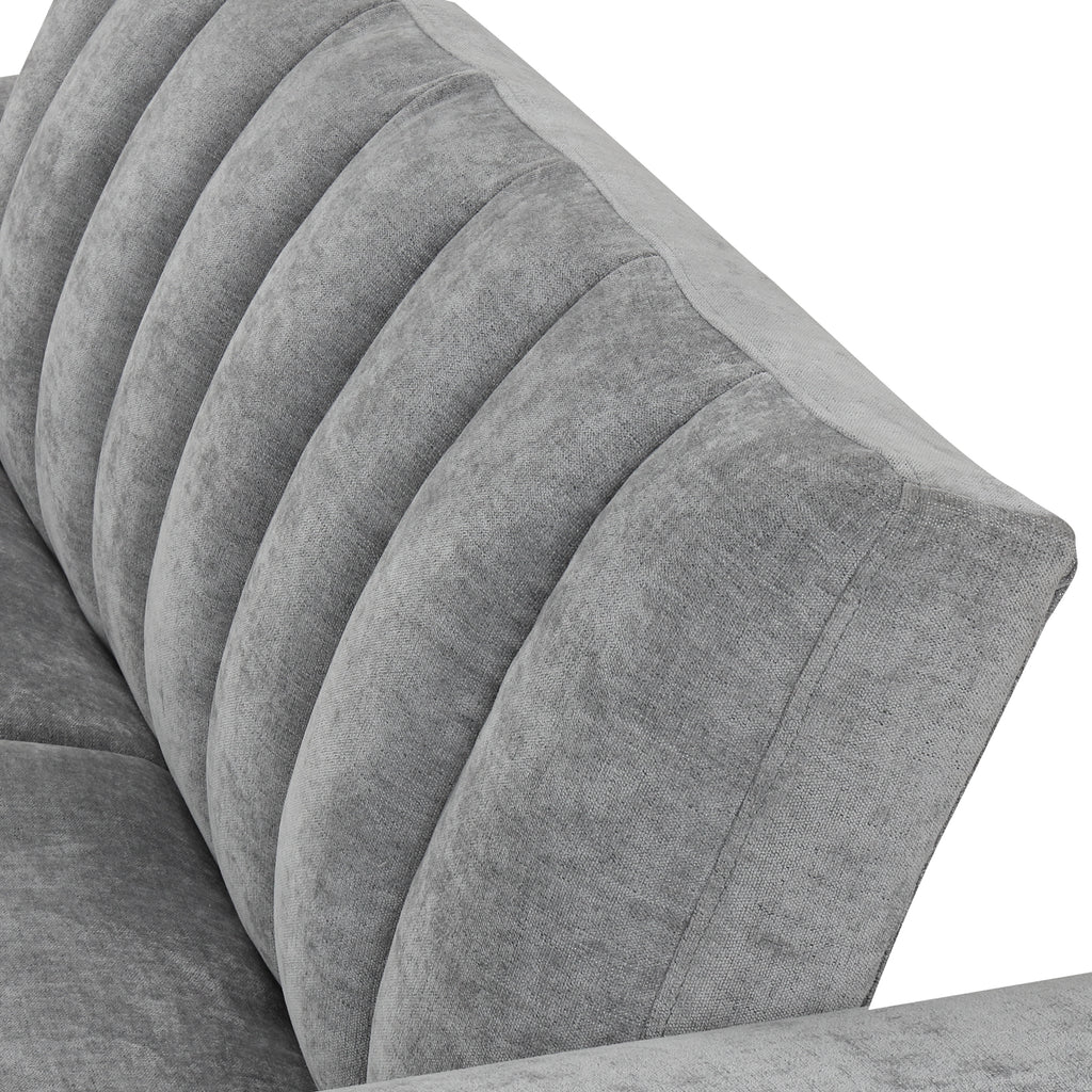 U_STYLE Convertible Sofa Bed (Gray)