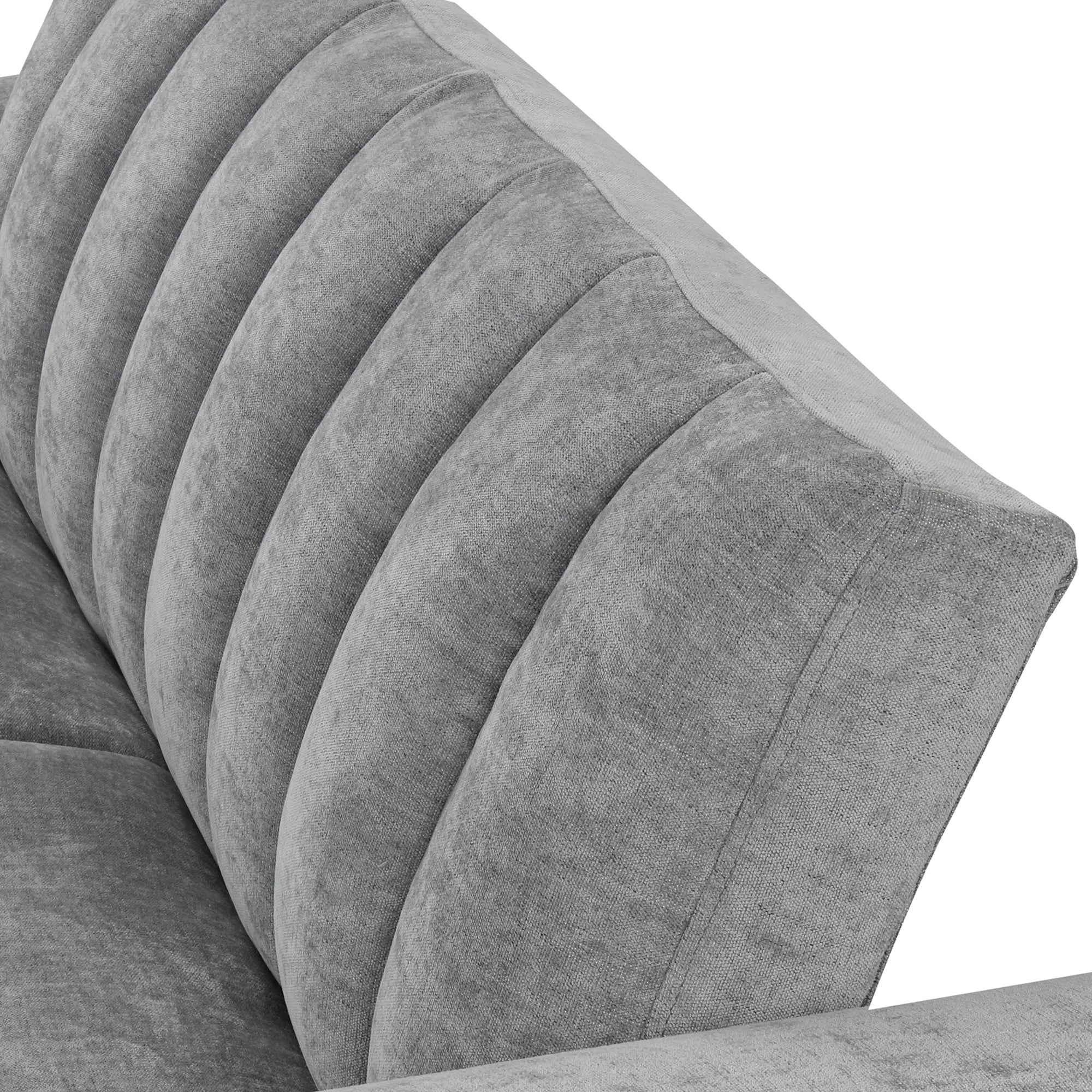 U_STYLE Convertible Sofa Bed (Gray)
