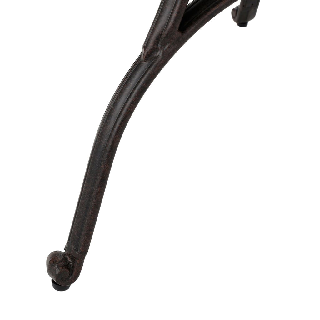 Outdoor Cast Aluminum Dining Table (Bronze)