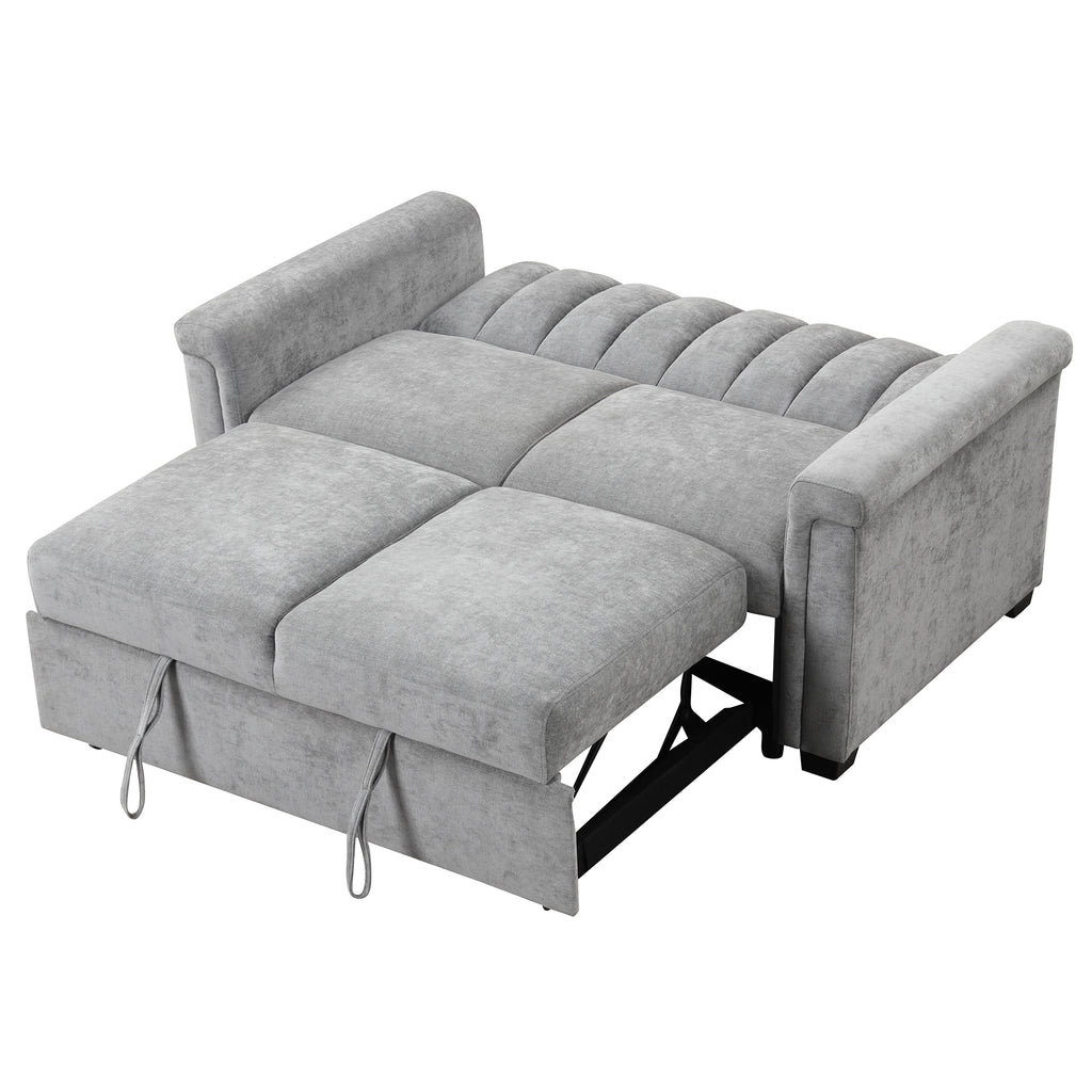 U_STYLE Convertible Sofa Bed (Gray)