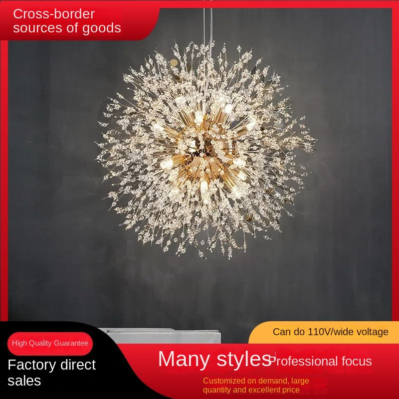 Nordic Luxury Dandelion Chandelier