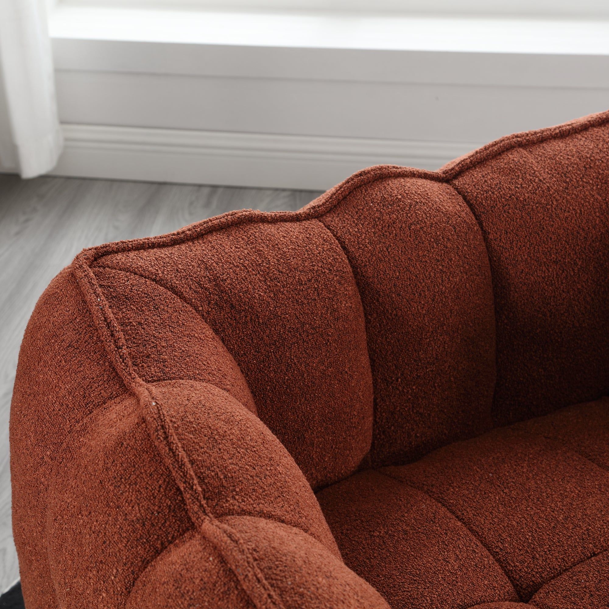 Plush Foam Lounger w/ Ottoman
