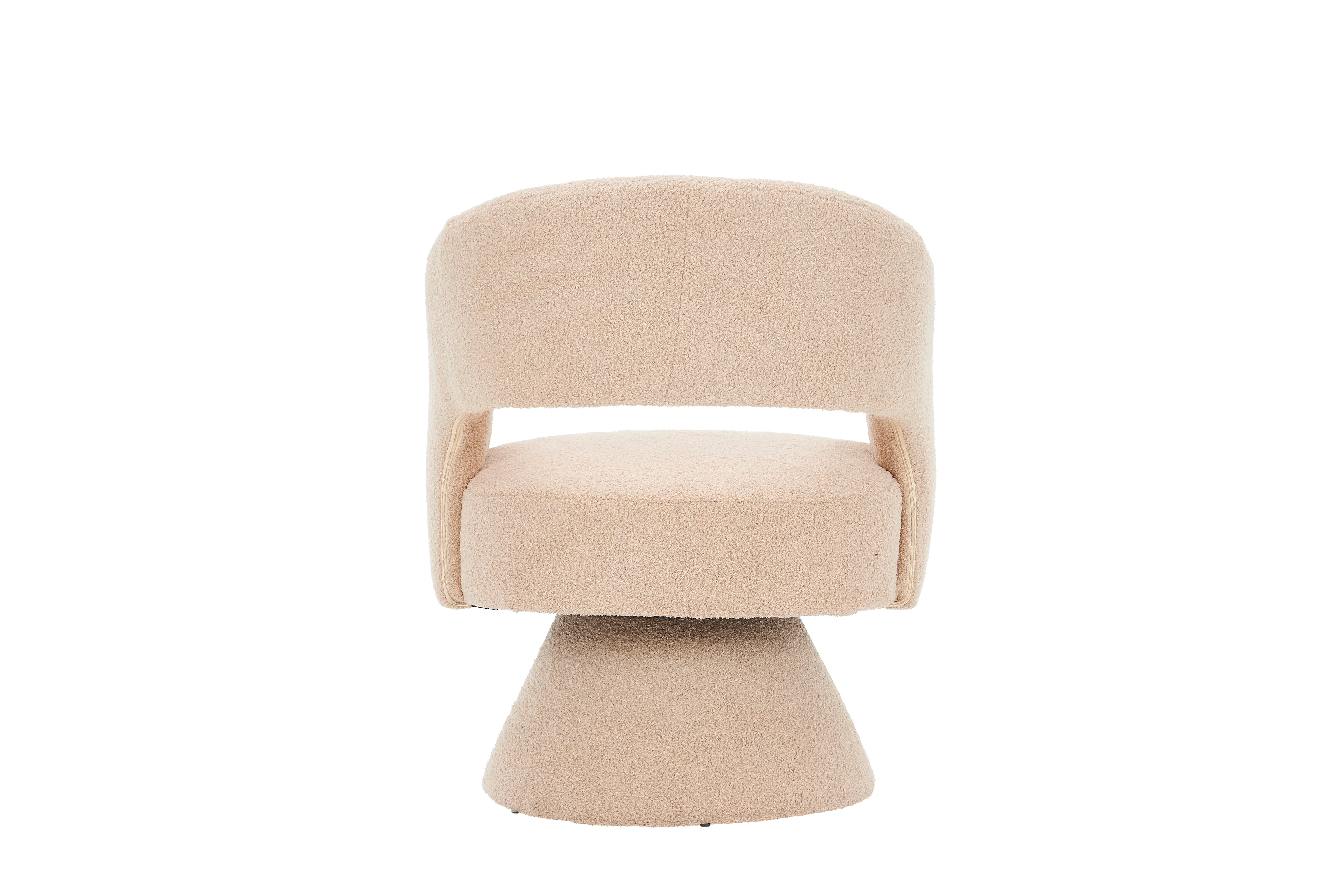 Swivel Teddy Accent Armchair (Nude)