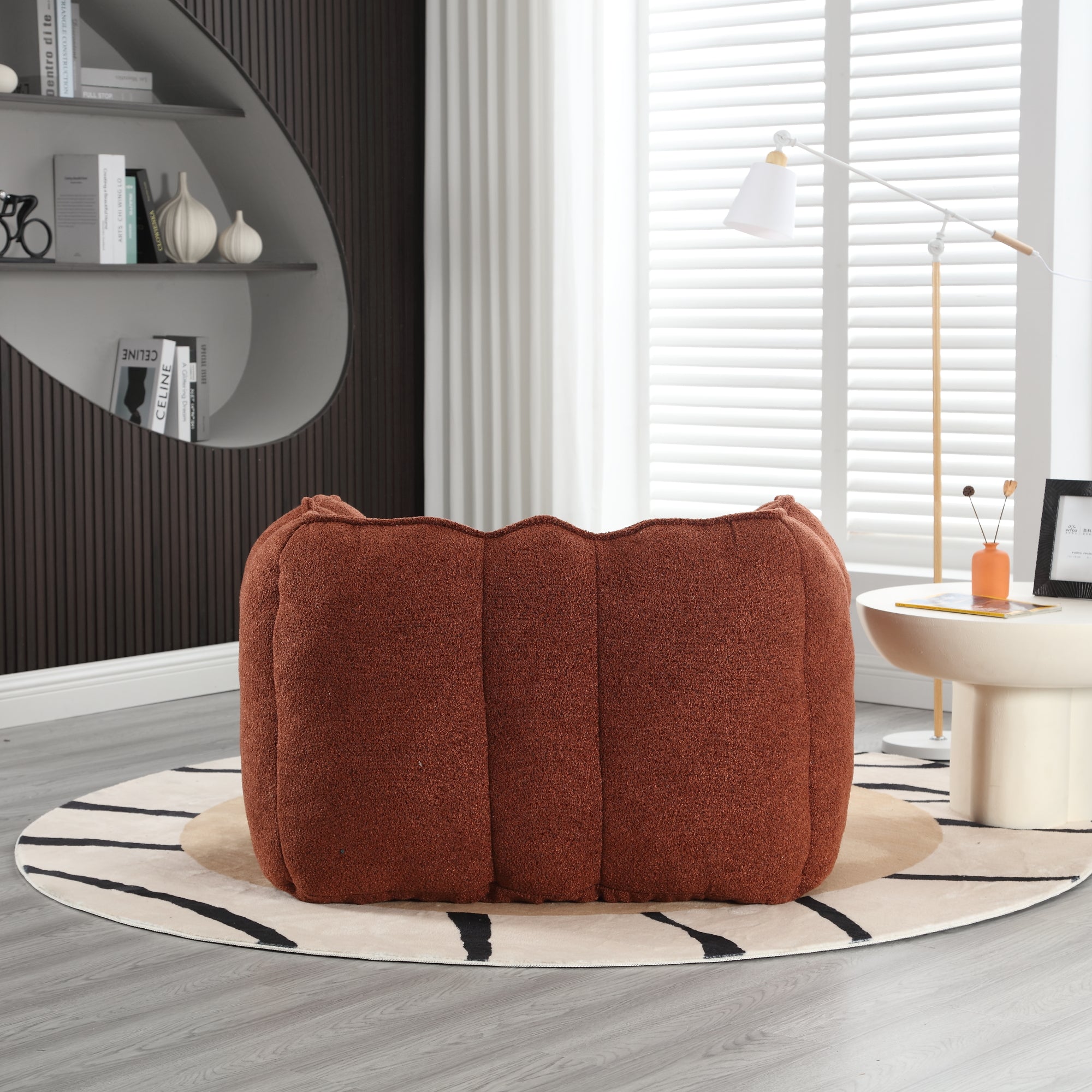 Plush Foam Lounger w/ Ottoman