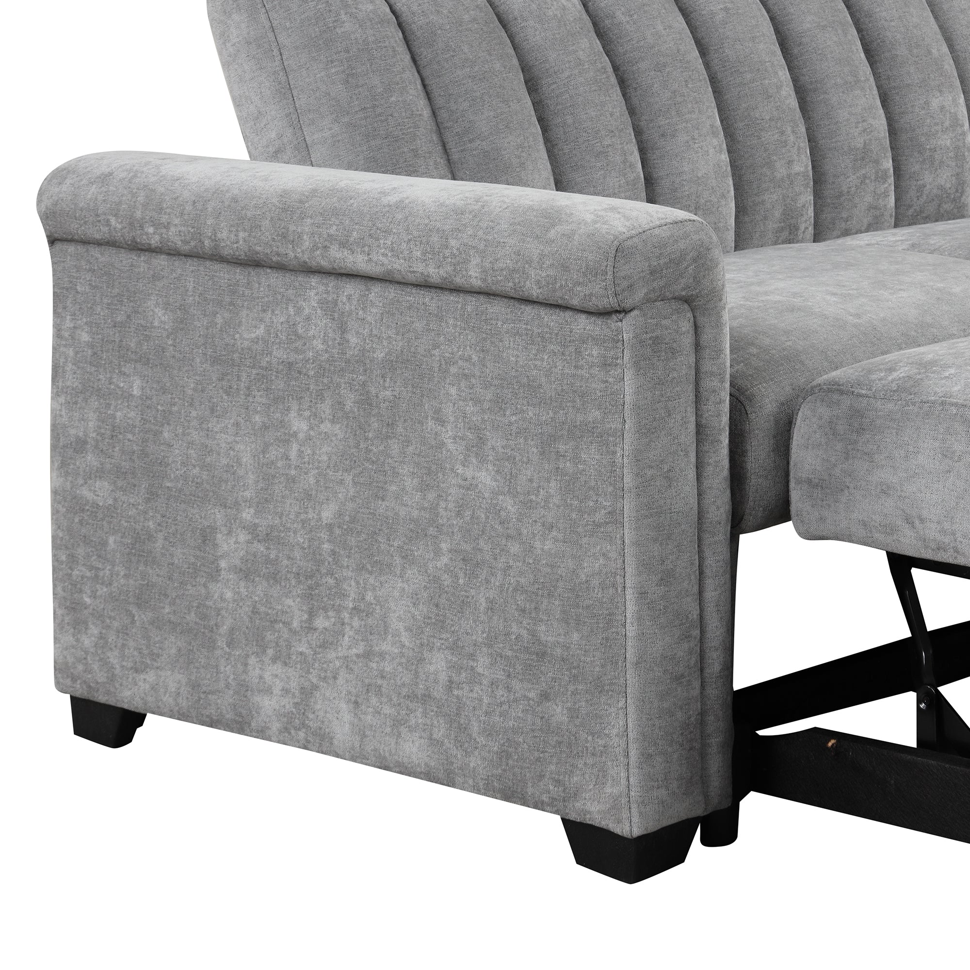 U_STYLE Convertible Sofa Bed (Gray)