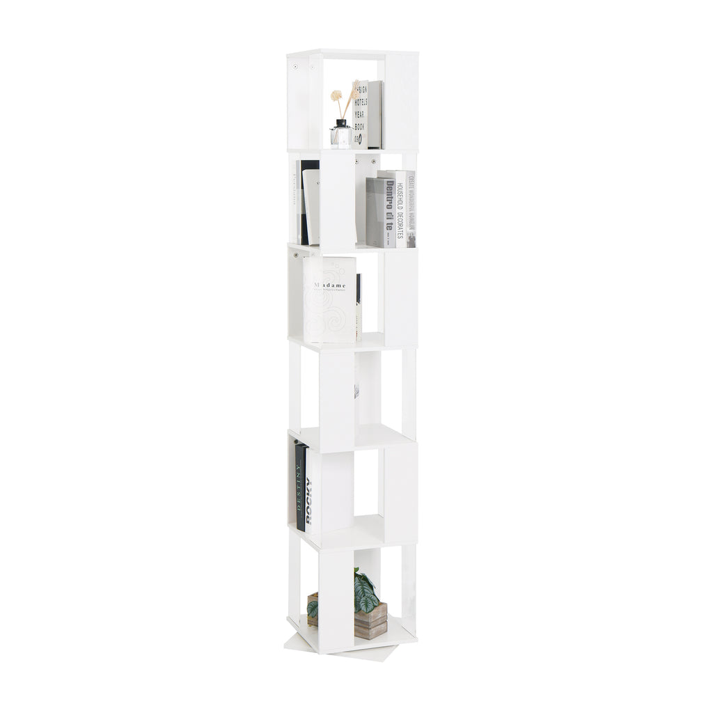 6-layer Rotating Bookshelf