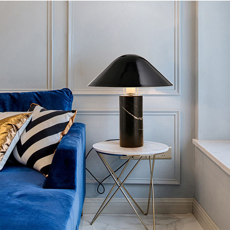 Nordic Modern Marble Mushroom Table Lamp