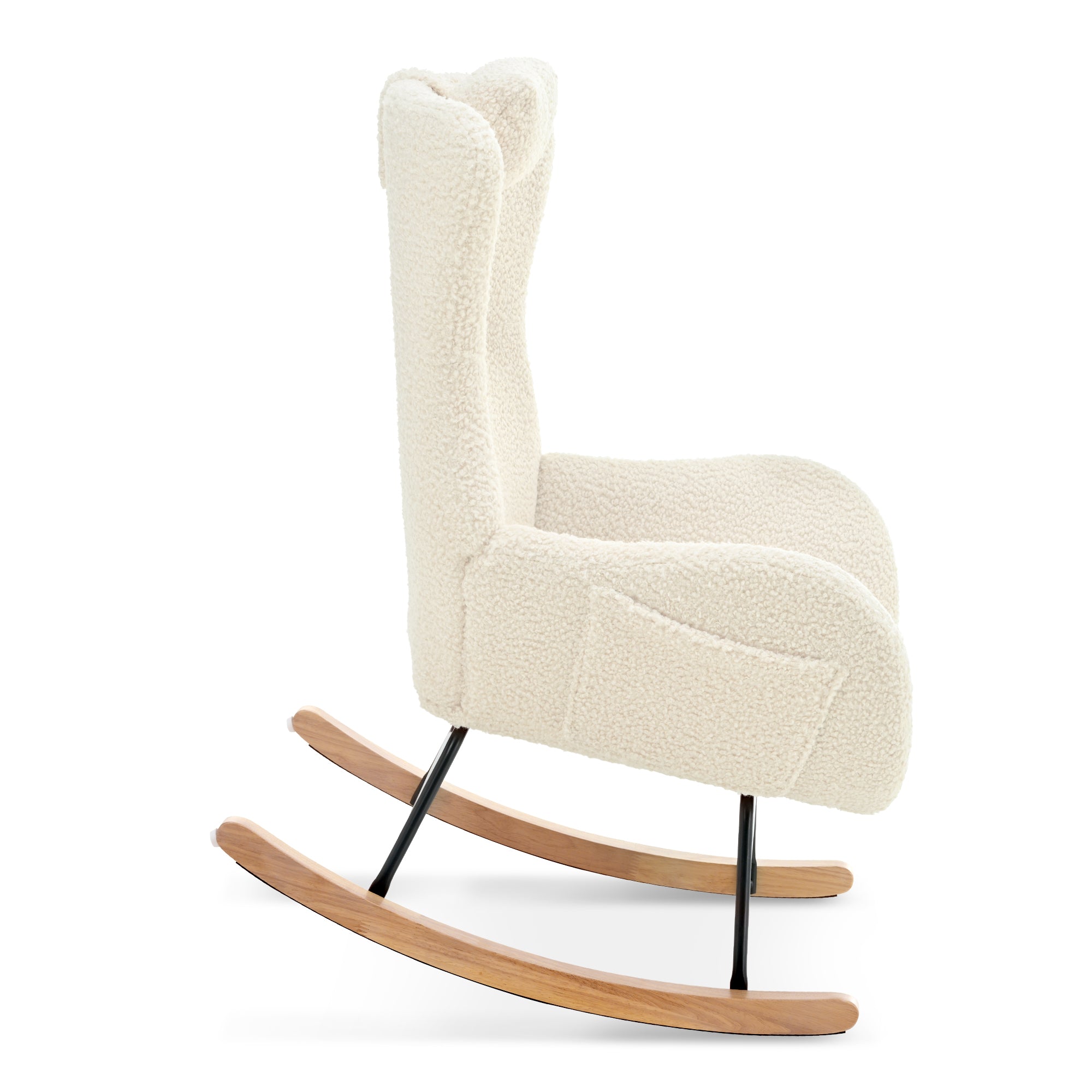 Cashmere Rocking Chair (Beige)