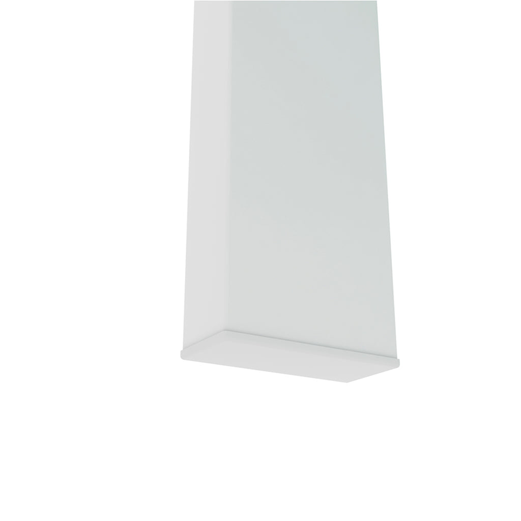 Modern Tempered Glass Center Table (White)