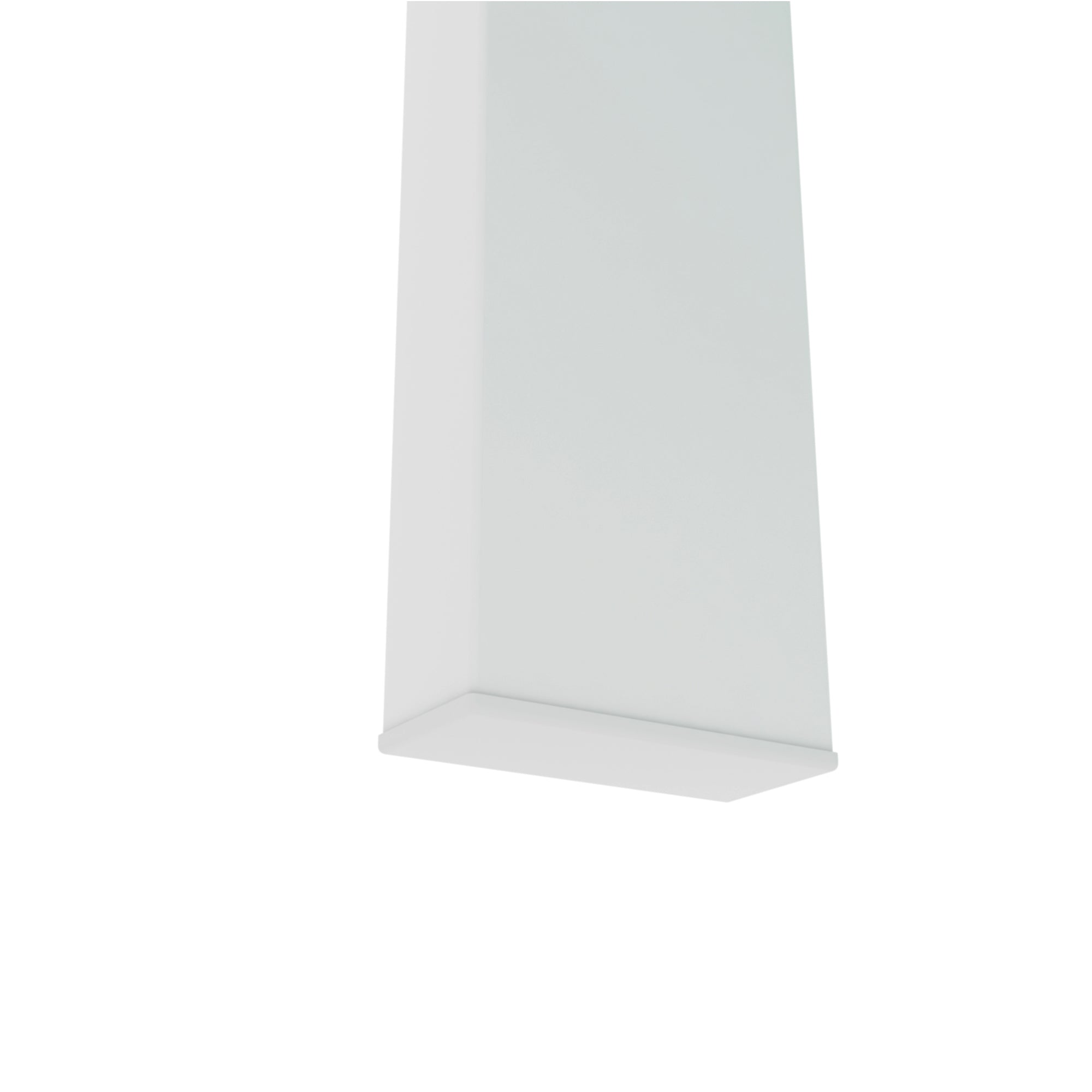 Modern Tempered Glass Center Table (White)