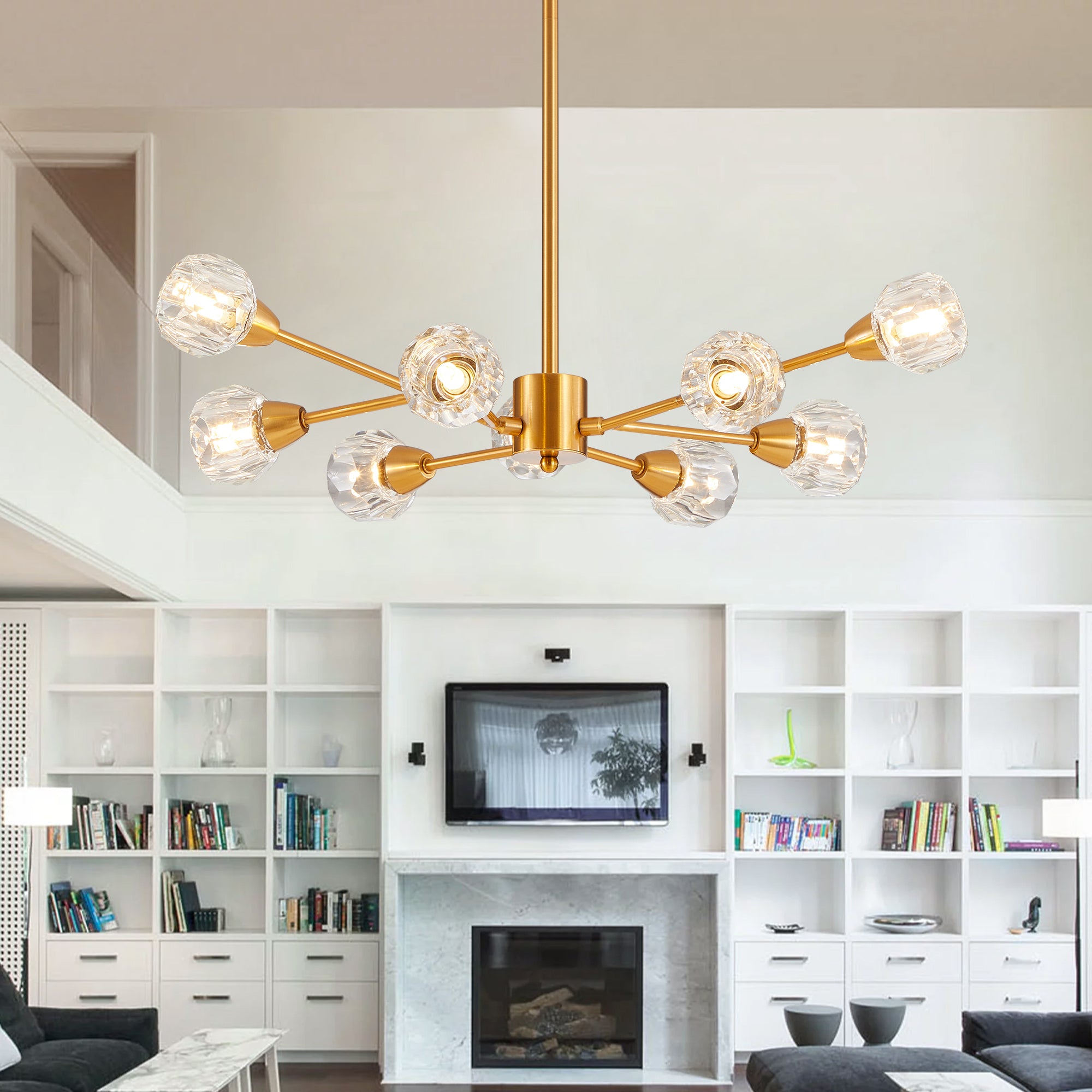 Crystal Golden Chandelier