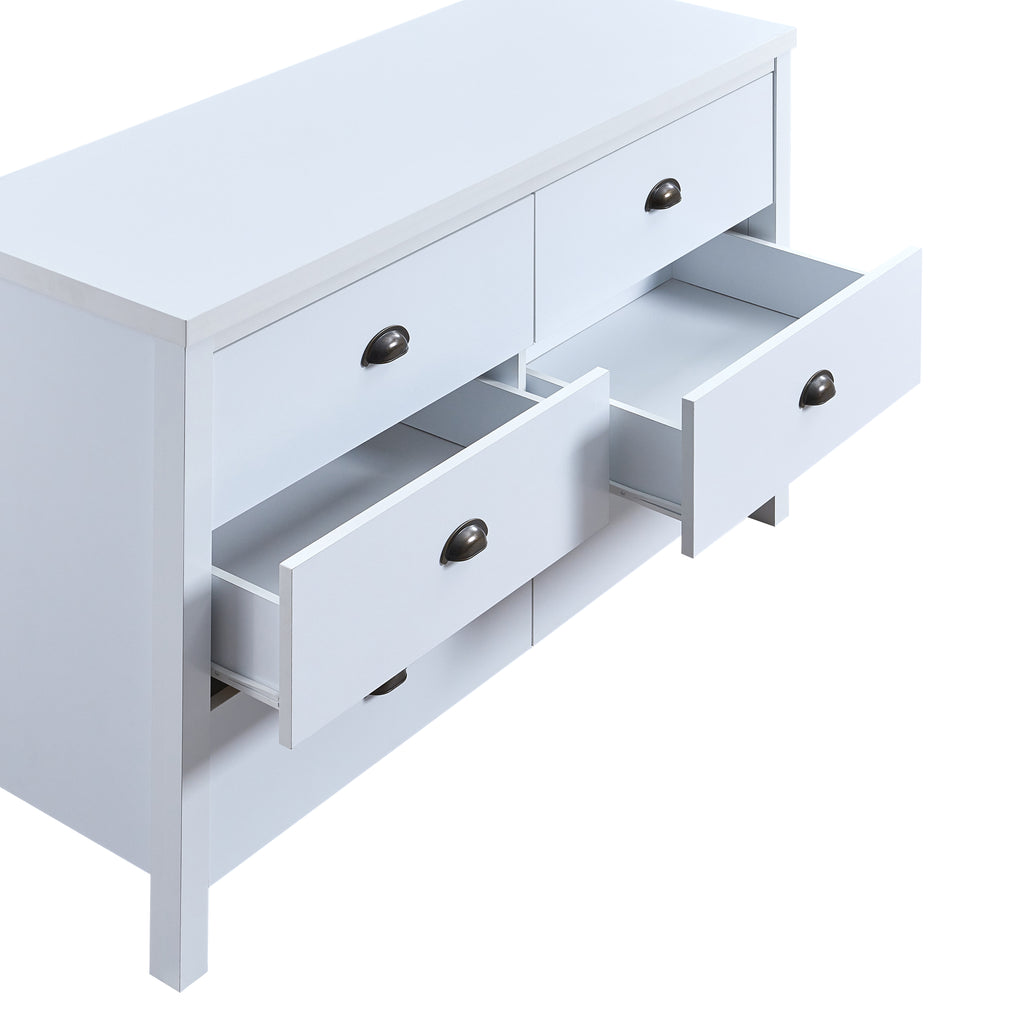 SAFARI 6-drawer main dressing table with interlocking drawer function