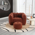 Plush Foam Lounger w/ Ottoman