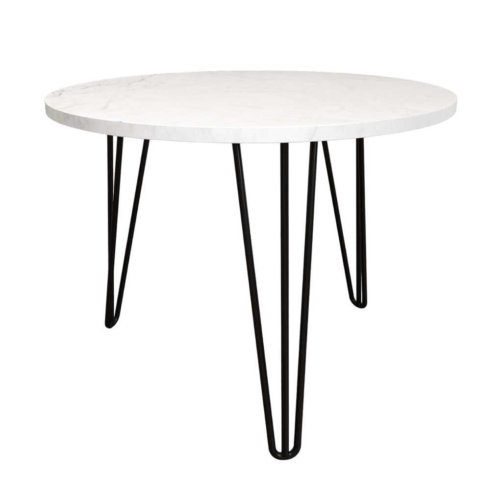 2 Set Round Nesting Coffee Table (White)