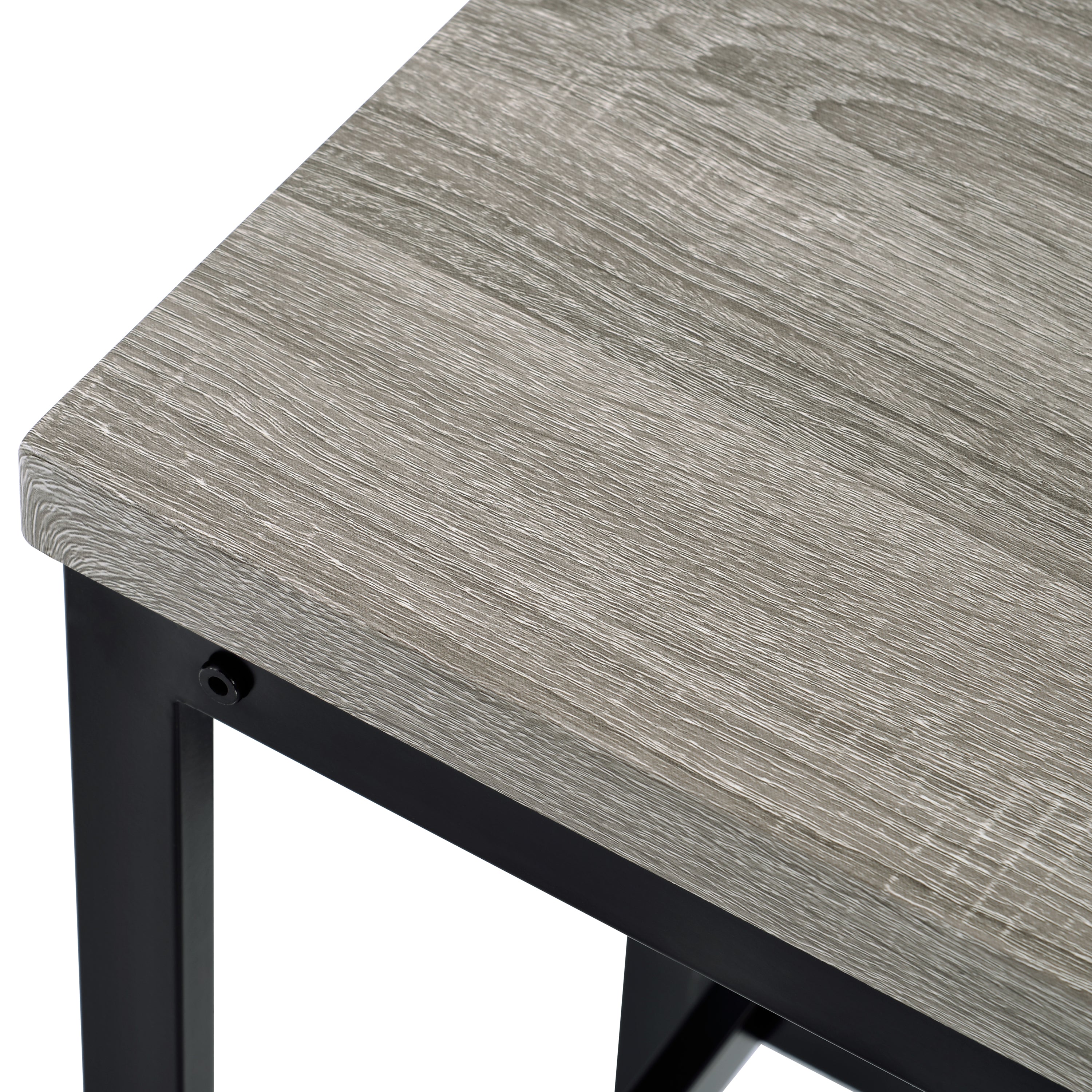 Gray 4-Piece Counter Height Table Set