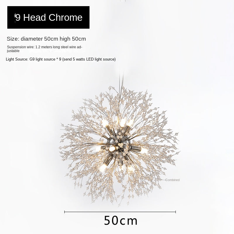 Nordic Luxury Dandelion Chandelier