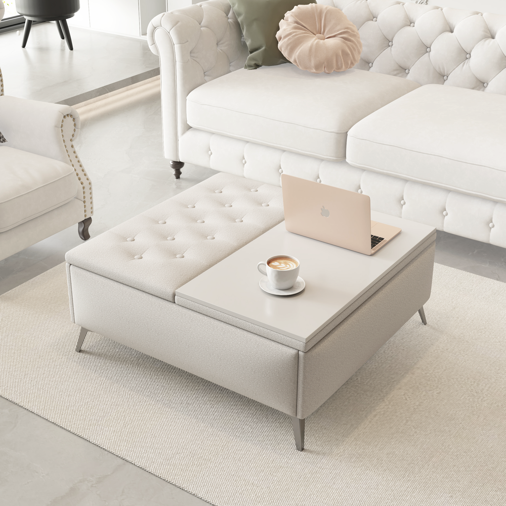 35 inch Square Storage Bench/Coffee Table