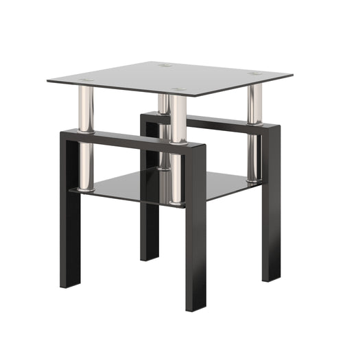 1-Piece Modern Tempered Glass Table