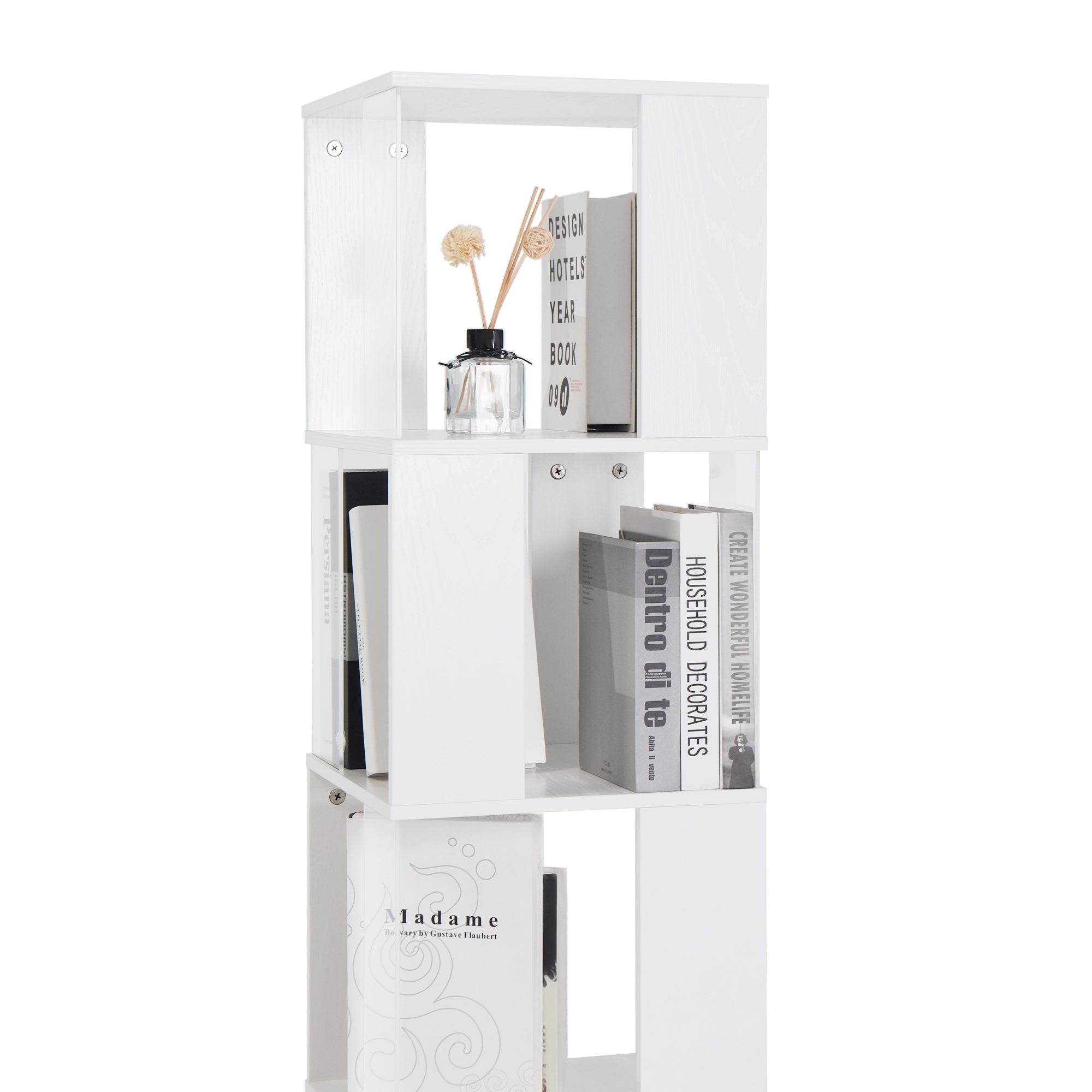 6-layer Rotating Bookshelf