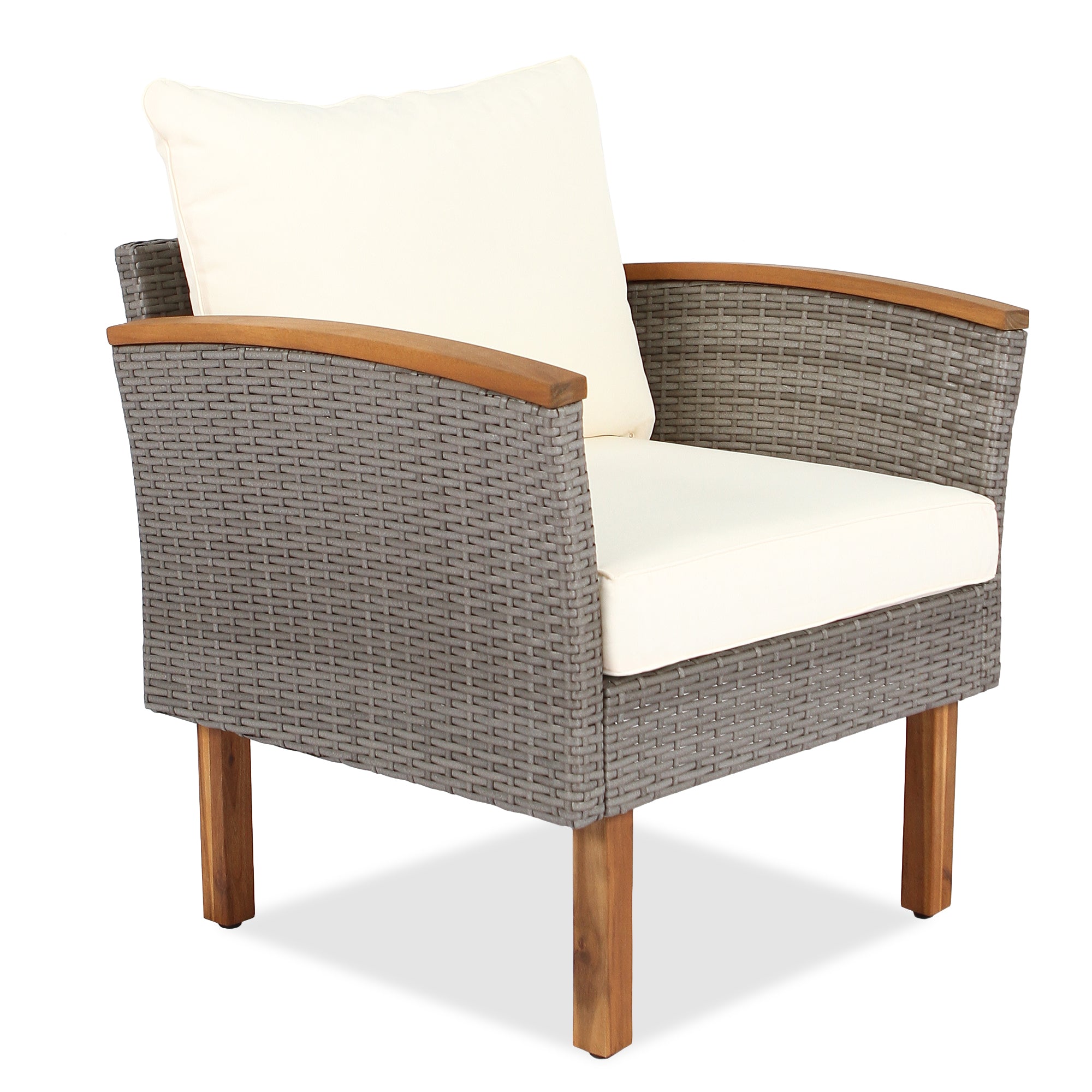 9-piece Patio Furniture Set w/ Acacia wood