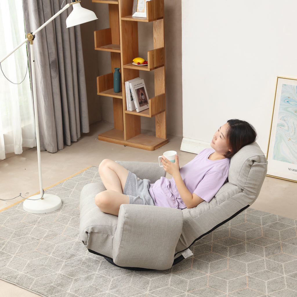Adjustable Lounge Chair (Gray)