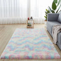 Plush Tie-Dye Rug