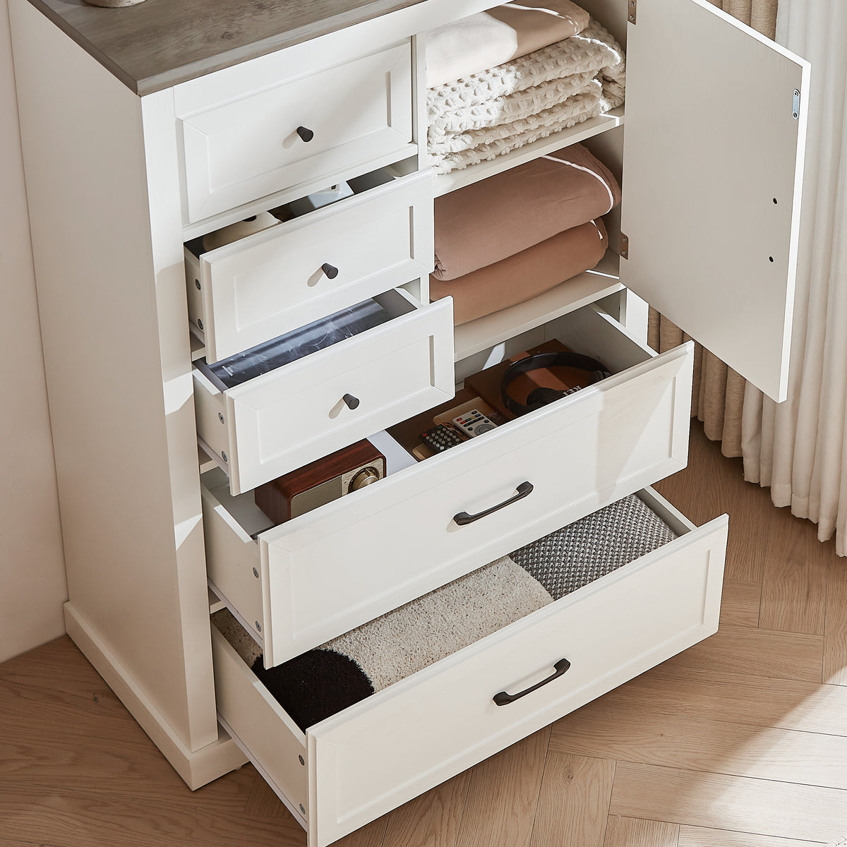 Farmhouse 5 drawer dressing table
