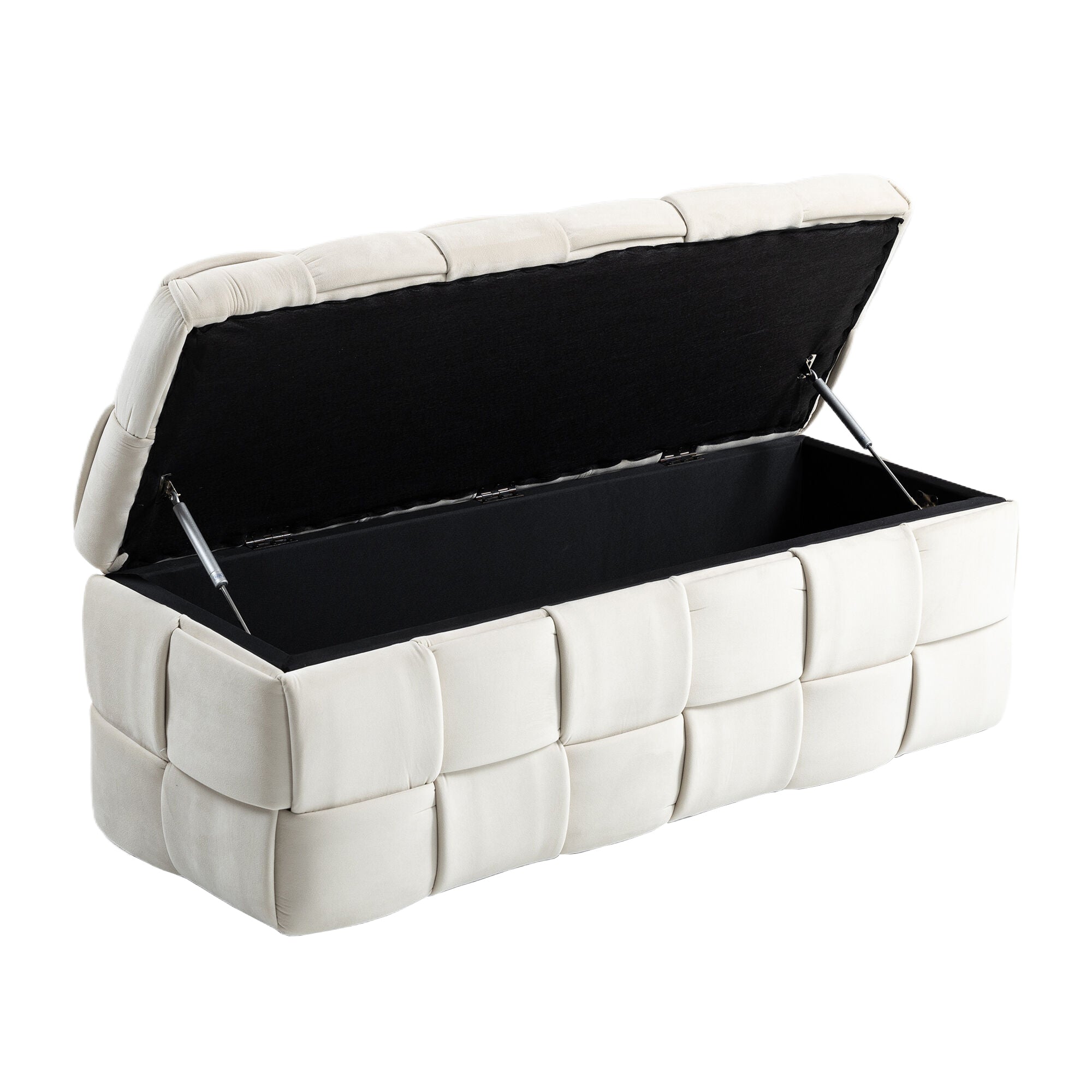 COOLMOR Ottoman chair w/ Storage (beige)