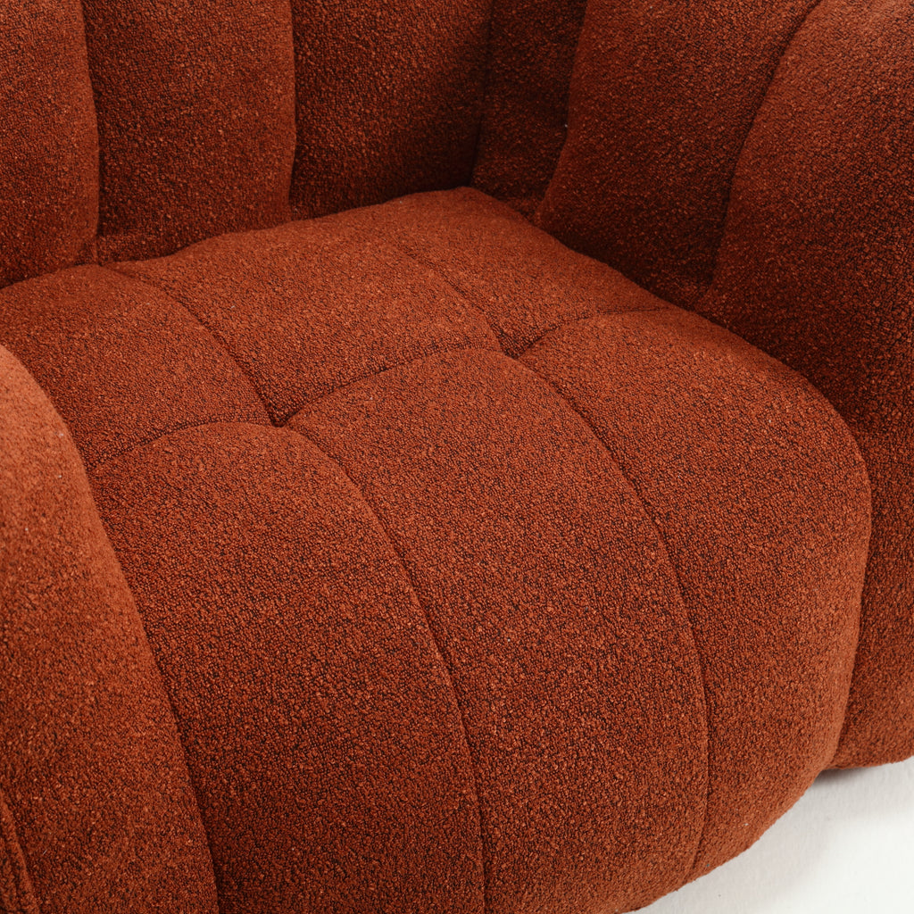 Plush Foam Lounger w/ Ottoman