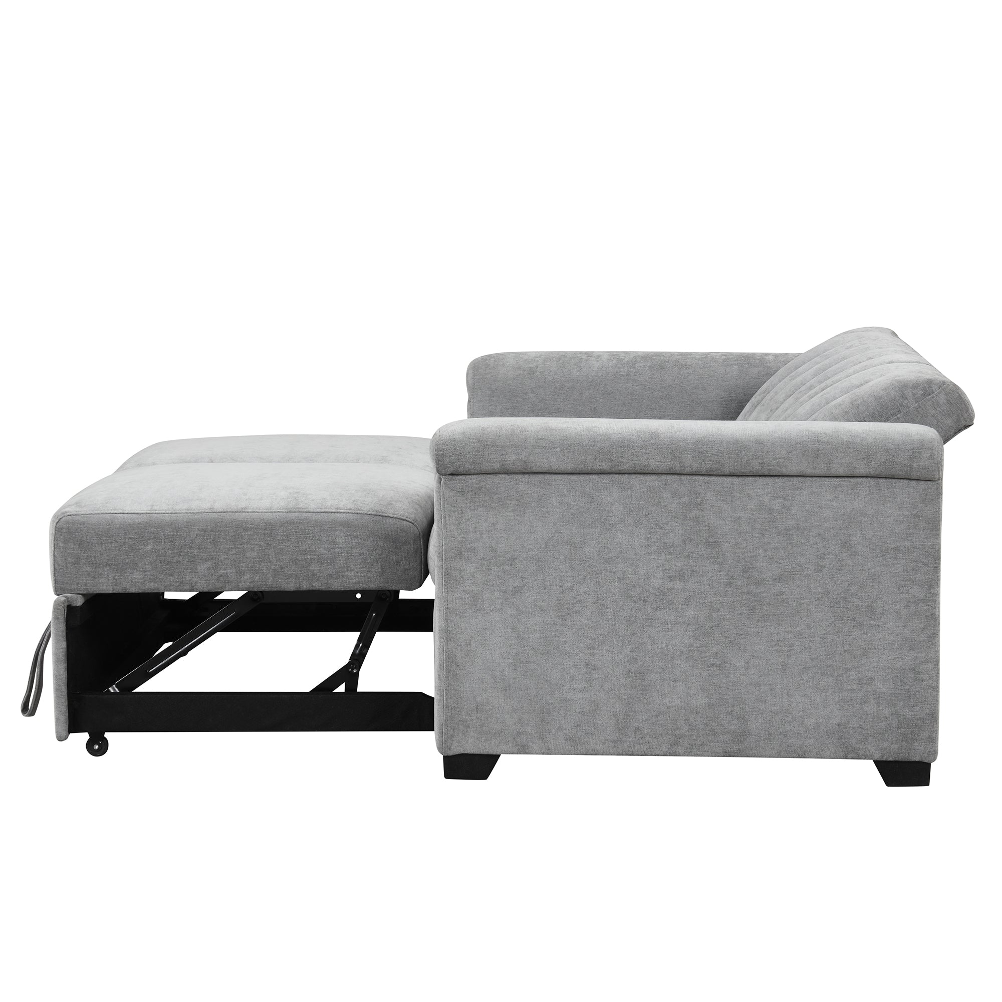 U_STYLE Convertible Sofa Bed (Gray)