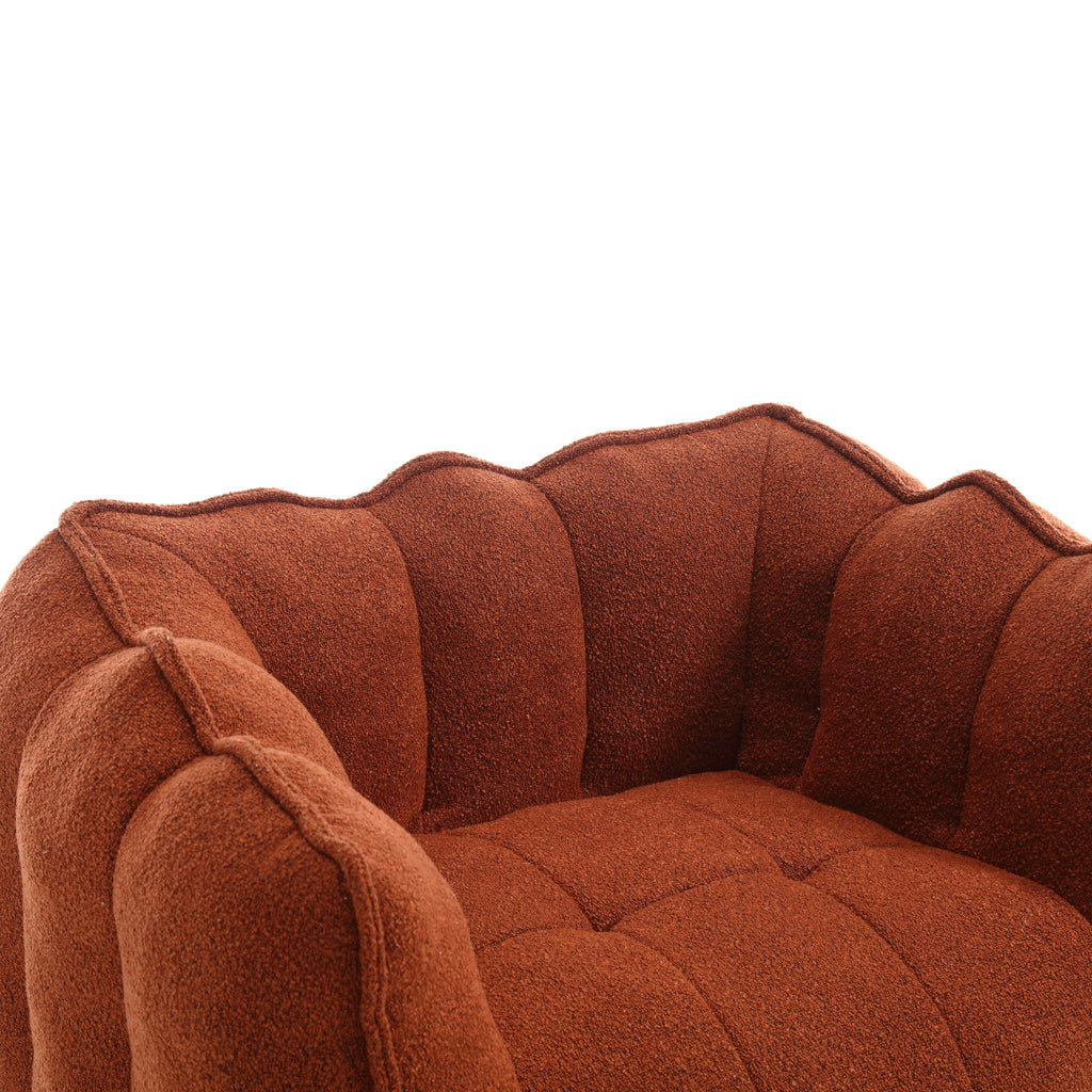Plush Foam Lounger w/ Ottoman