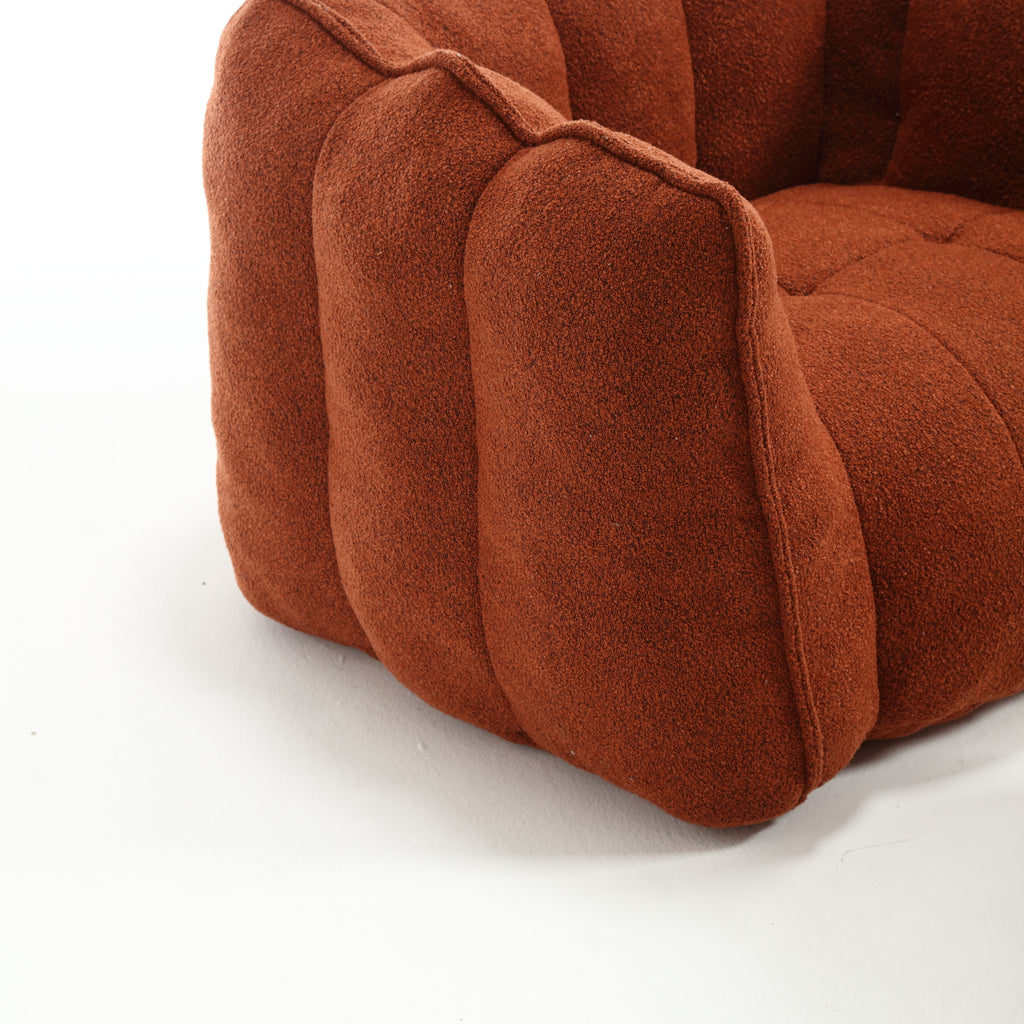 Plush Foam Lounger w/ Ottoman