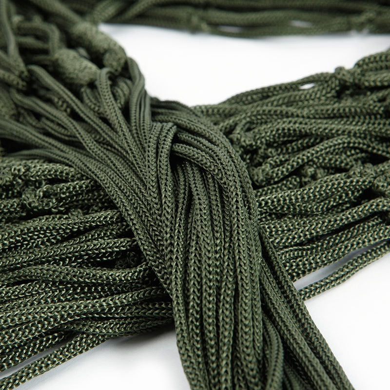 Single-Person Mesh Nylon Hammock