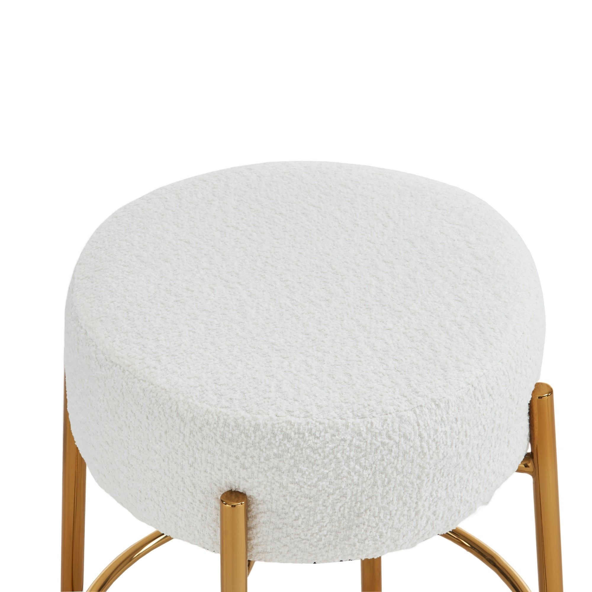 Contemporary Cushioned Dining Stool - Set of 2