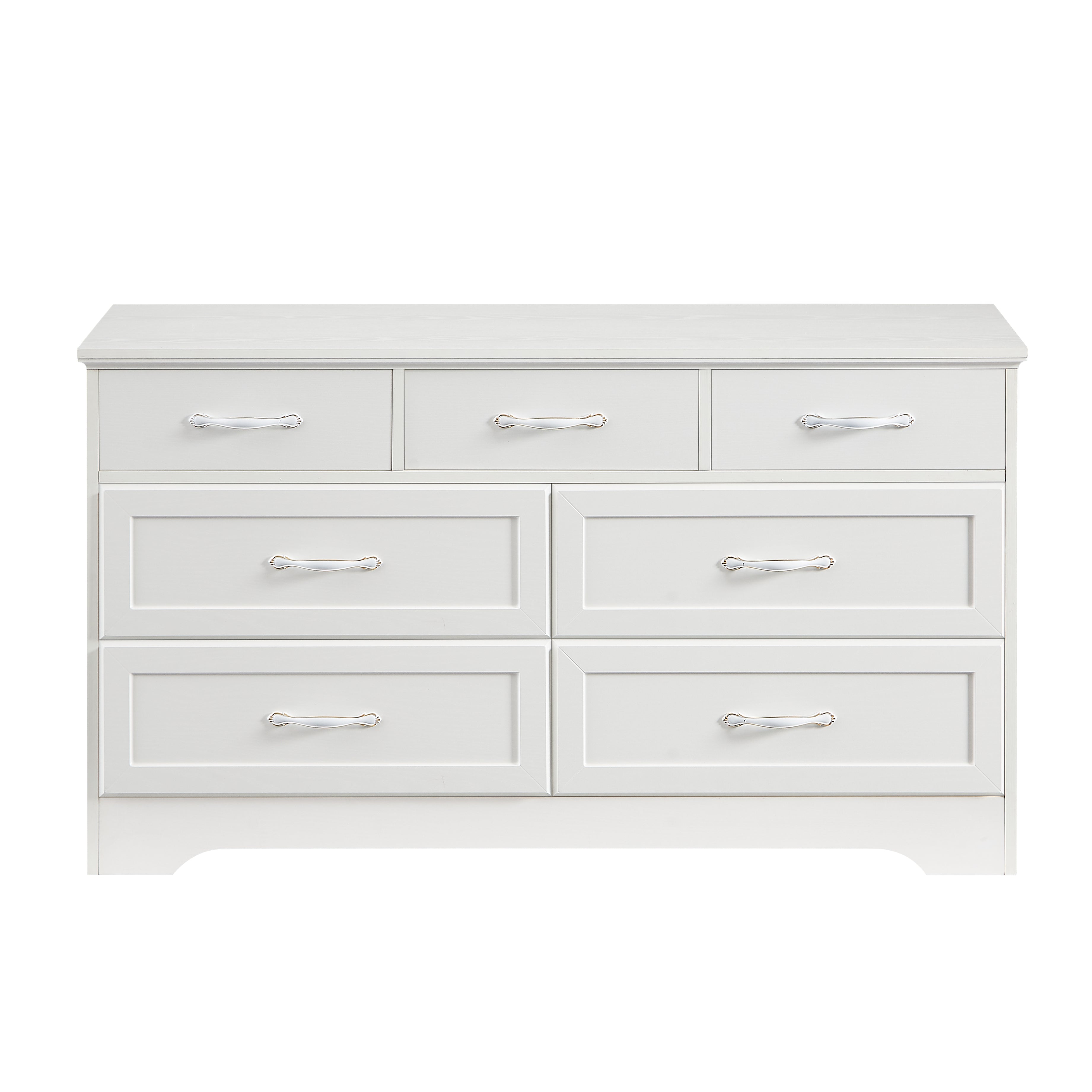Chic 7 Drawers w/ Chest (White)
