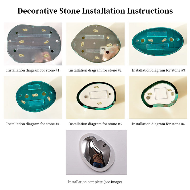 Abstract 3D Stone Wall Sculpture – Electroplated Rock