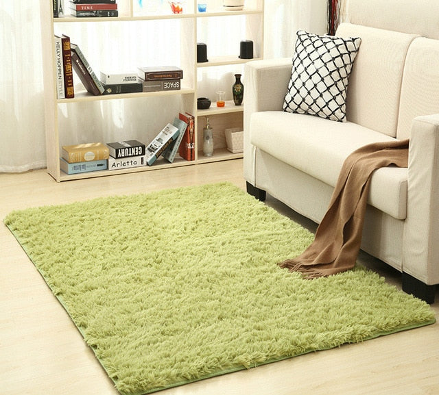 Super Soft Silk Wool Area Rug
