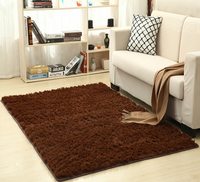Super Soft Silk Wool Area Rug